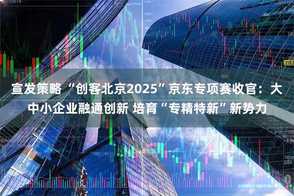 宣发策略 “创客北京2025”京东专项赛收官：大中小企业融通创新 培育“专精特新”新势力